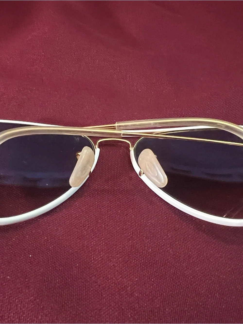Ray-Ban kids White-Trim Aviator Sunglasses